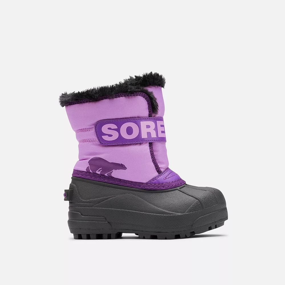 Sorel Kids Purple and Black Snow Boot